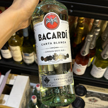 将图像加载到图库查看器中,Bacardi Carta Blanca 1L 40%