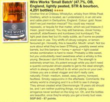 将图像加载到图库查看器中,Wire Work Small Batch #6 Autumn Release 700ml 47.70% (White Peak Distillery)