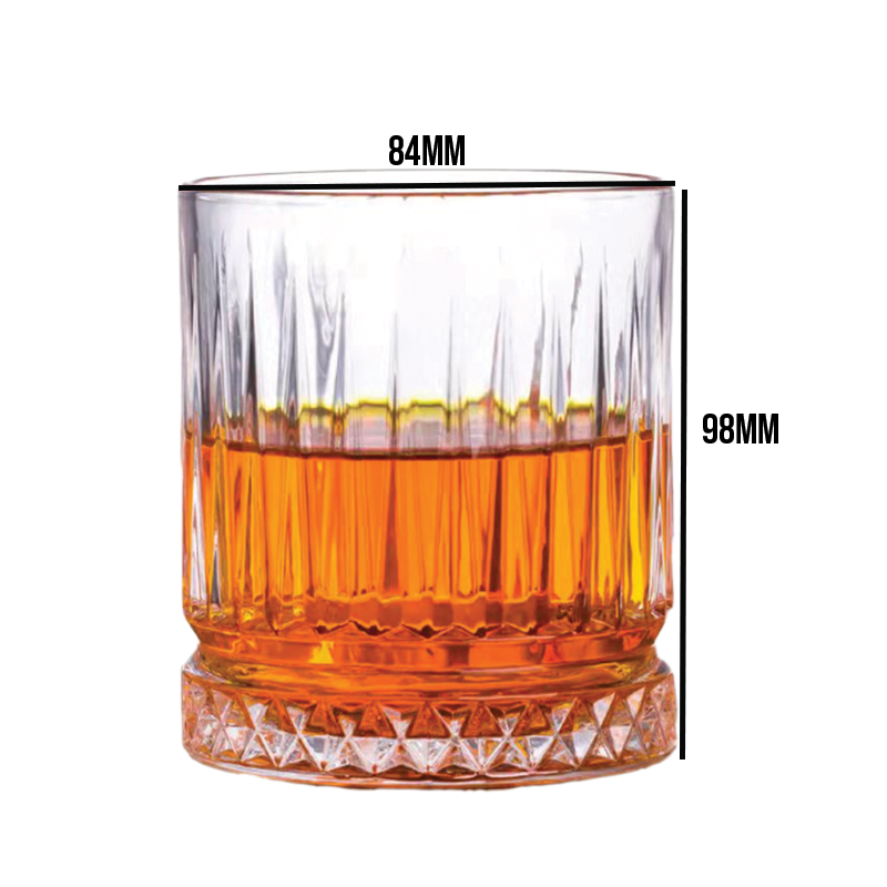 Buy Whisky Glass Pillar Whisky Rock Glass 320ml