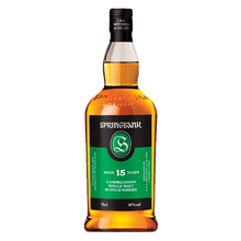 将图像加载到图库查看器中,Bottle of Springbank 15 Year Old whisky 3mk