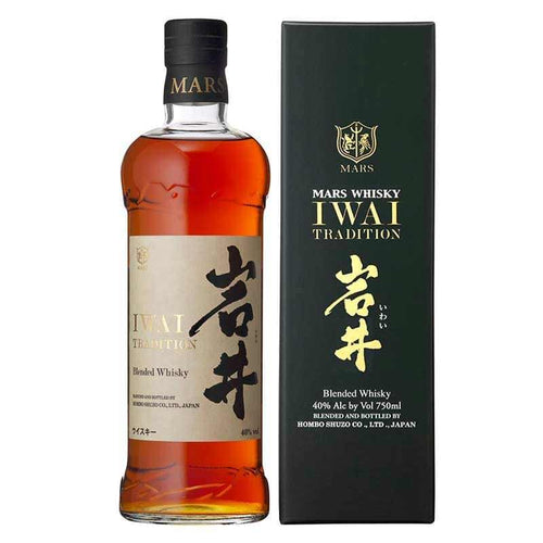 bottle of Iwai 'Tradition' Blended Whisky with giftbox 3mk
