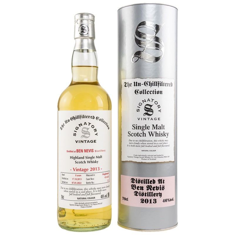 Ben Nevis vintage 2013 8 YO (Signatory vintage Very Cloudy )