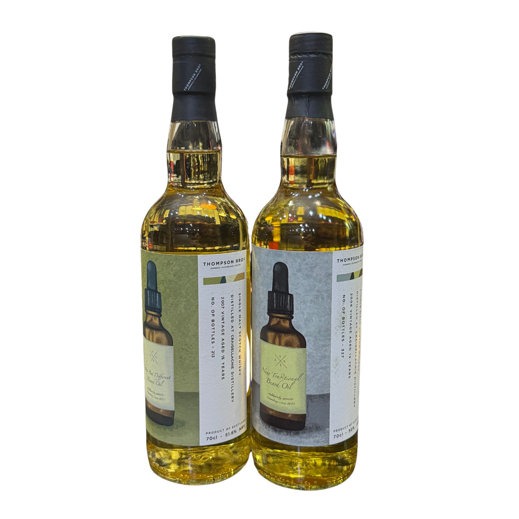(Bundle) Cragellachie 2007/2022 & 2006/2021 15YO Bundle Thompson Bro PST