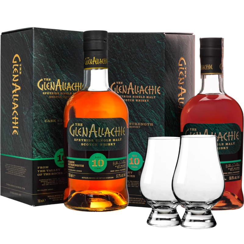 (Bundle) GlenAllachie 10 Cask Strength Batch 7 & 8 Bundle