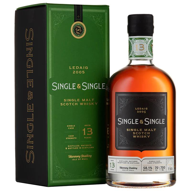 Ledaig 2005/2019 13YO Sherry Cask Finish 700ml 58.1% Single & Single