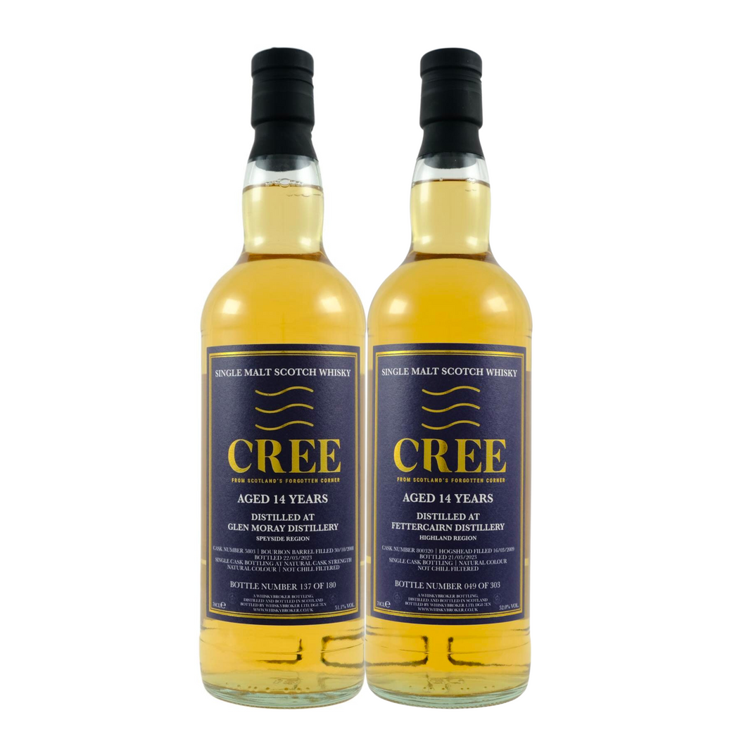 (Bundle) Glen Moray 2008 14YO 51.10%+ Fettercairn 2009 14YO 52%