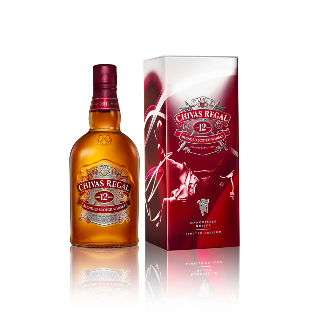 Chivas Regal 12 Year Old Manchester United Edition