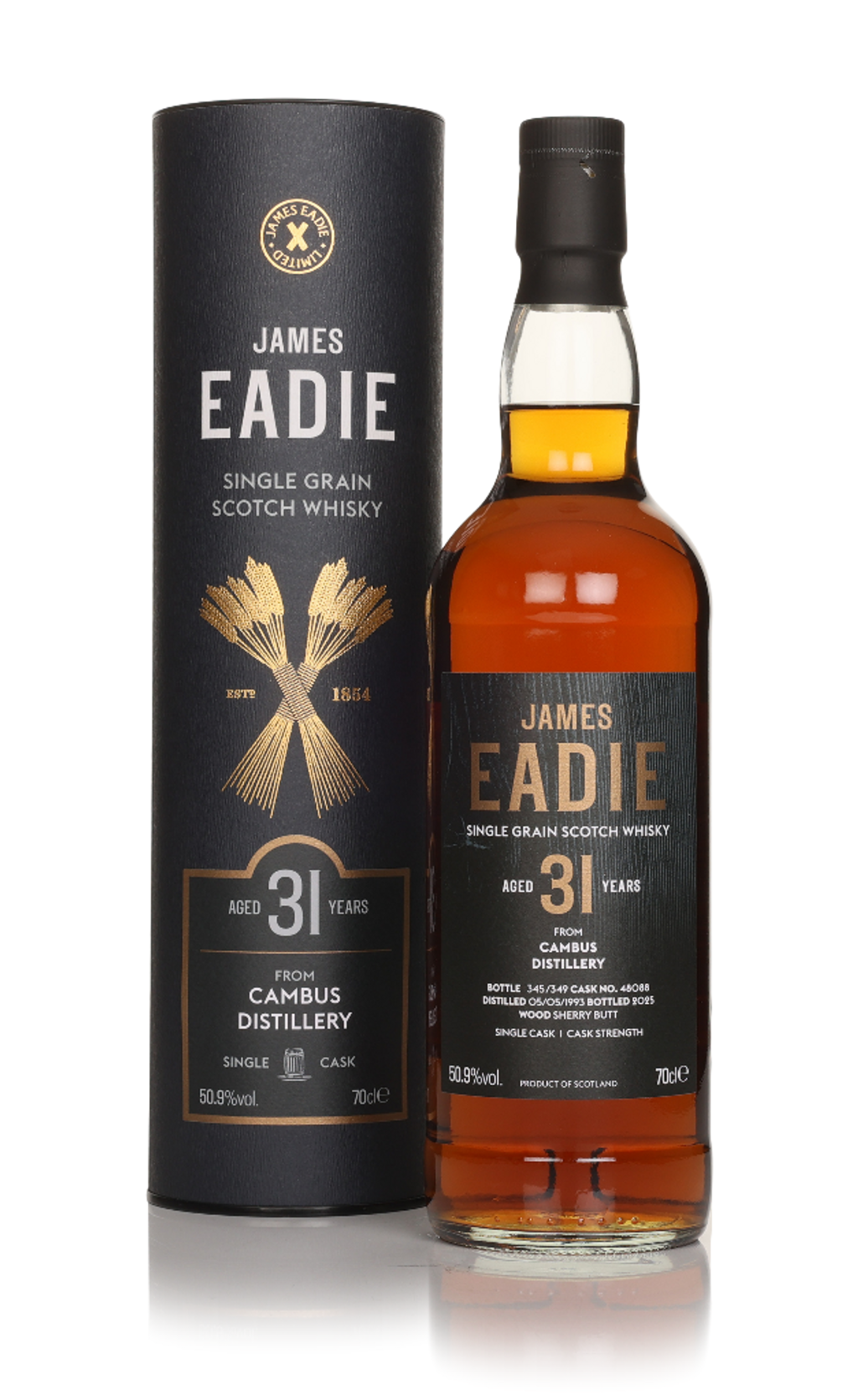 Cambus 1993/2025 31YO Sherry Butt 700ml 50.9% James Eadie
