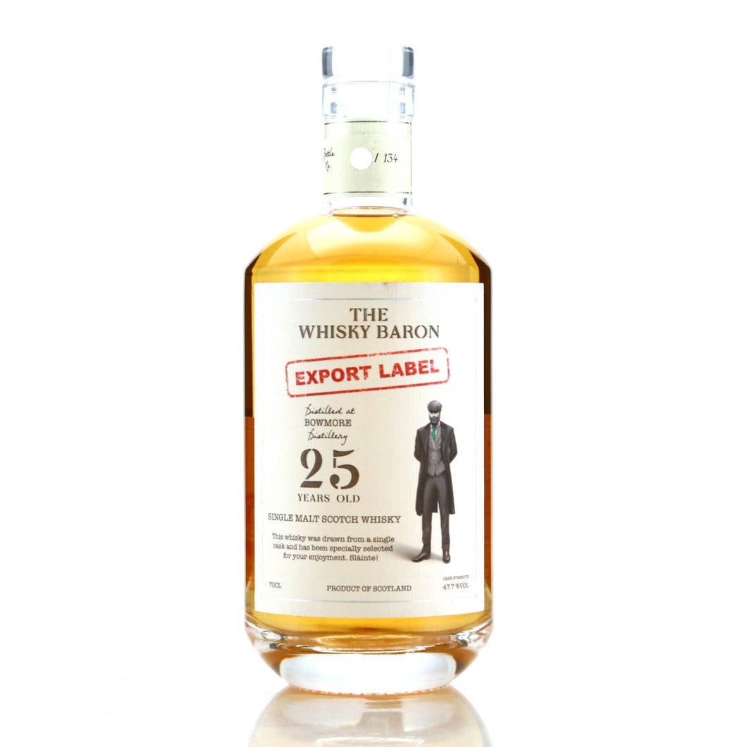 Bowmore 1997/2022 25YO Hogshead 700ml 47.7% The Whisky Baron