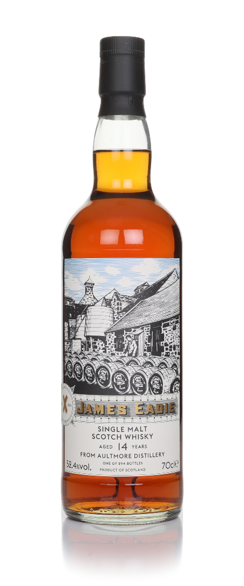 Aultmore 2010/2025 14YO Re-Charred HHD 700ml 52.4% James Eadie