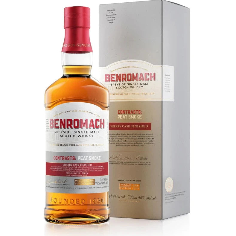 Benromach Peat Smoke Sherry 700ml 46%