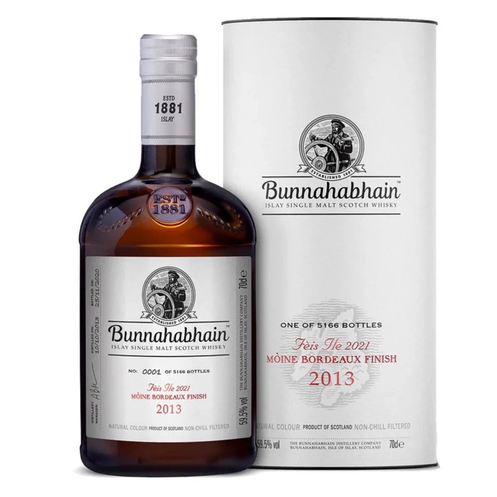 Bunnahabhain 2013/2021 8YO Moine Bordeaux Finish 700ml 59.5%