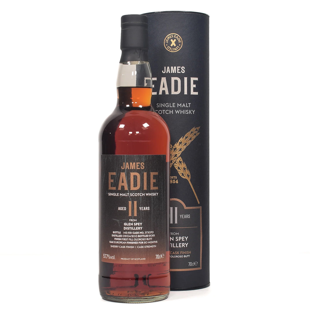 Glen Spey 2013/2025 11YO 1st Fill Oloroso Butt Finish 700ml 57.7% James Eadie