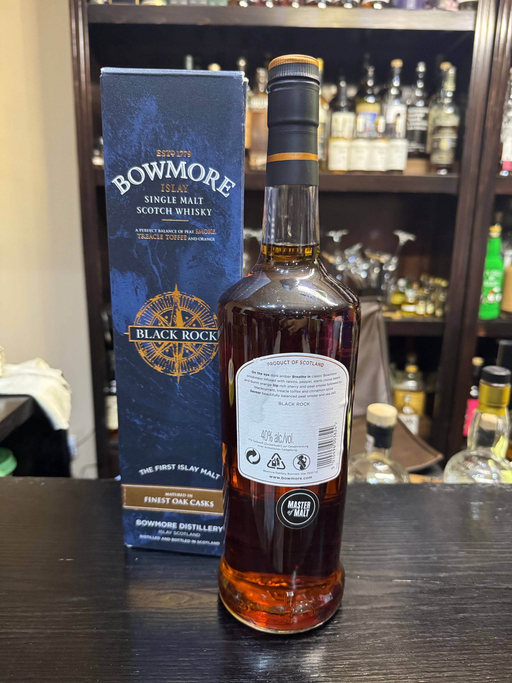 Bowmore Black Rock 1L 40% 3MK Alcohol and Liquor Delivery