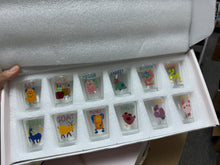 将图像加载到图库查看器中，Zodiac Shot Glass Set (12pc)
