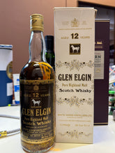 Load image into Gallery viewer, Glen Elgin 12YO White Horse Pure Highland Scotch Whisky 75.7cl 75 proof
