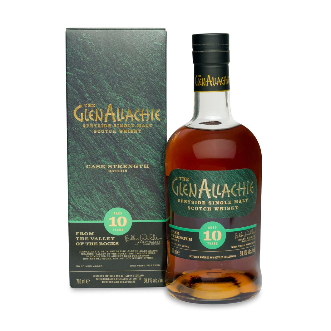 GlenAllachie 10 Year Old; Cask Strength Batch 9