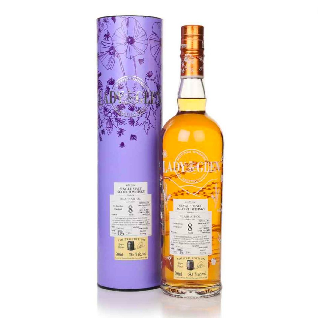 Blair Athol 2014 8YO 700ml 58.60% (Re-coopered Ex-Bourbon Hogshead) Lady of the Glen