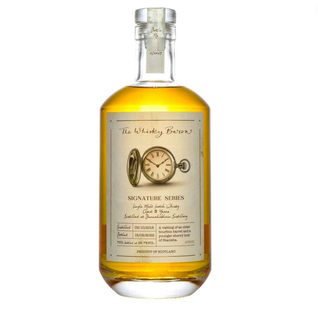 Staoisha 2018 Over 3YO 700ml 56.70% (Barrel & 2nd Fill Sherry Butt)) The Whisky Baron