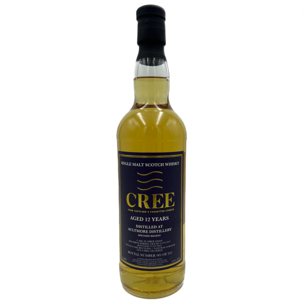 Aultmore 2011 12YO 700ml 52% (Bourbon Barrel) The Whisky Broker