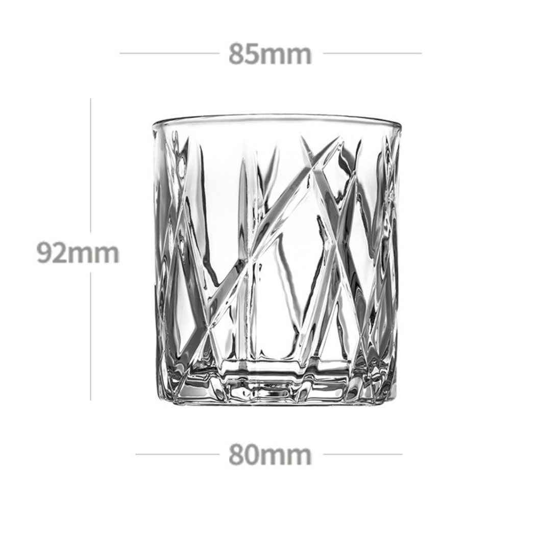 Bamboo Whisky Rock Glass 335ml (x2/4/6)