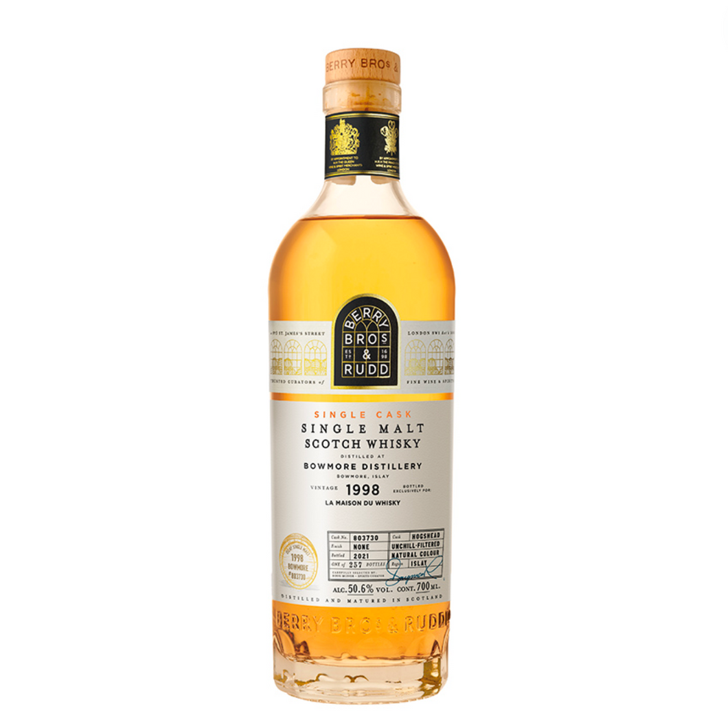 Bowmore 1998/2021 22YO (Berry Bros & Rudd) 700ml 50.6%