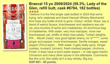 将图像加载到图库查看器中，Braeval 2009/2024 15YO Refill Butt 700ml 59.3% LOTG
