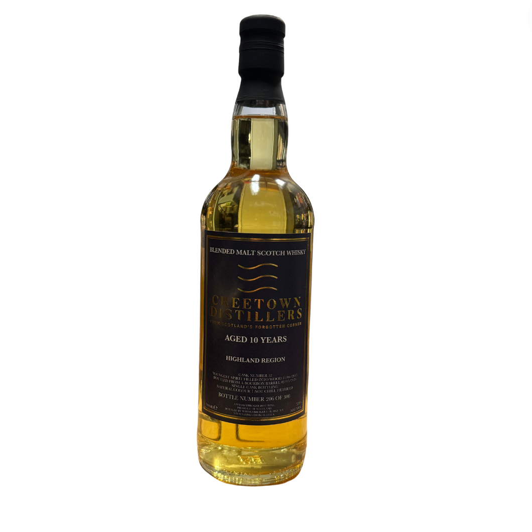 Blended Malt 2013/2023 10YO Bourbon Barrel 700ml 52% Whisky Broker UK