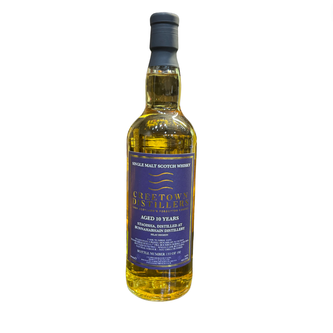 Staoisha  (Bunnahabhain) 2013/2023 10YO Barrel #10493 700ml 52% Whisky Broker UK