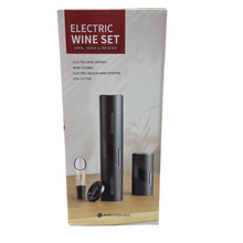 Load image into Gallery viewer, Wine Opener Pourer &amp; Electric Vacuum Stopper Set D- Battery
