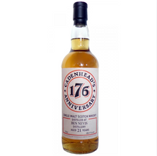 Load image into Gallery viewer, Ben Nevis 1996/2018 21YO Bourbon HHD 700ml 49.1% Cadenhead&#39;s 176 Anniversary
