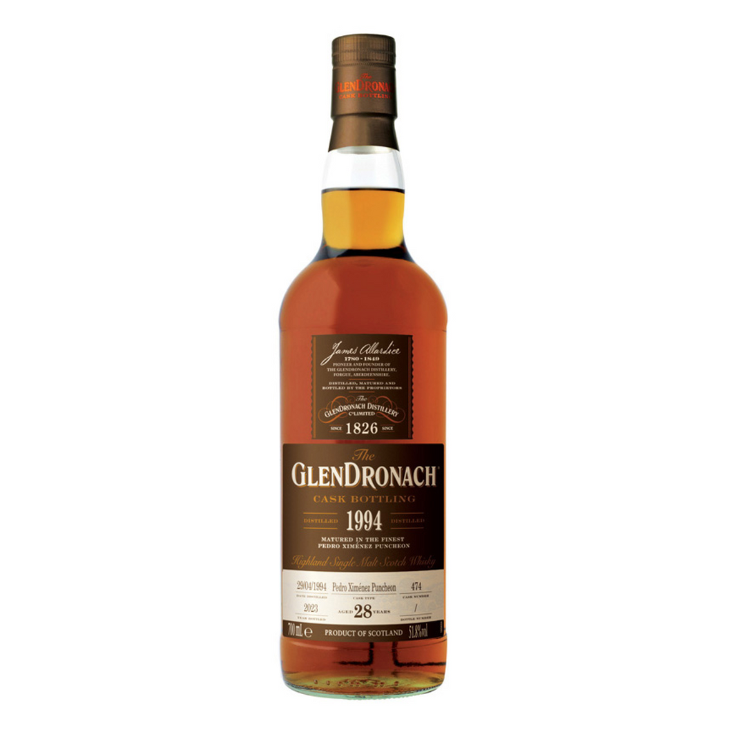 GlenDronach 1994/2023 28YO PX Sherry Puncheon #474 New Vibration 700ml 51.80%