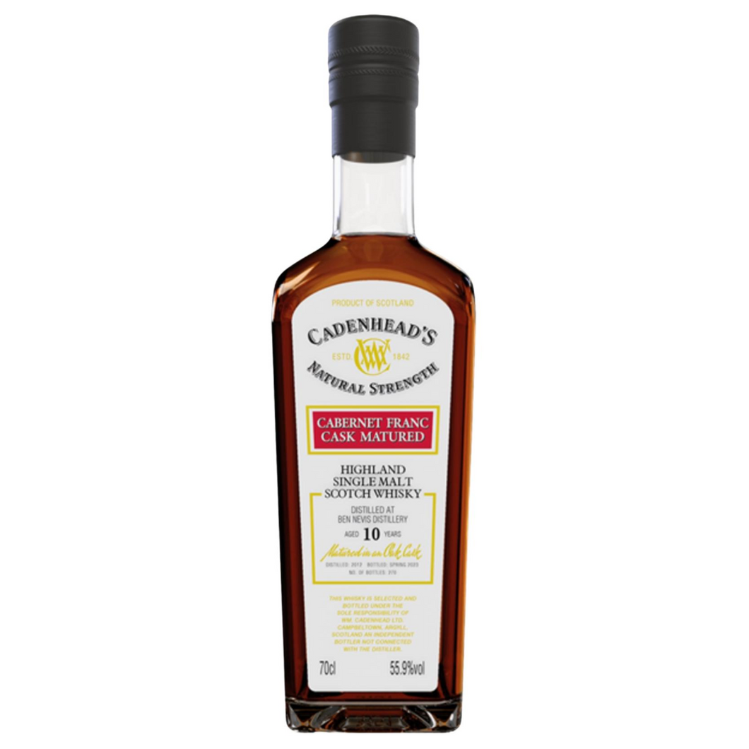 Ben Nevis 2012/2023 10YO Cabernet Franc Finish 700ml 55.9% Cadenhead's