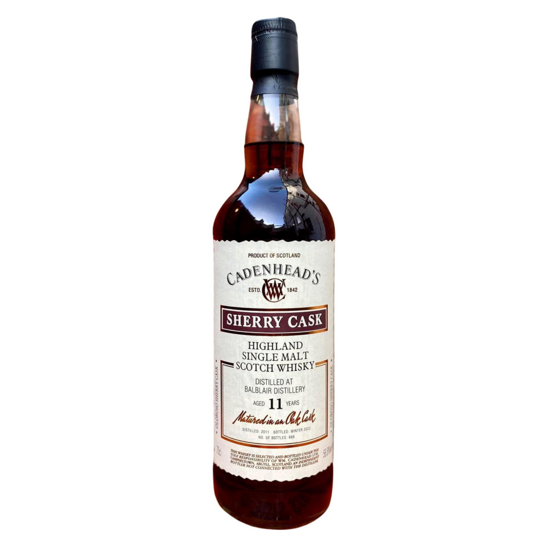 Balblair 2011/2022 11YO Oloroso Sherry Finish 700ml 56.6% Cadenhead's