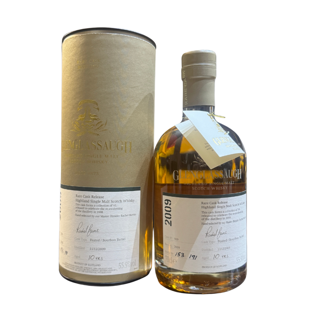 Glenglassugh (Peated) 2009/2020 10YO Bourbon Barrel #559 700ml 55.90%