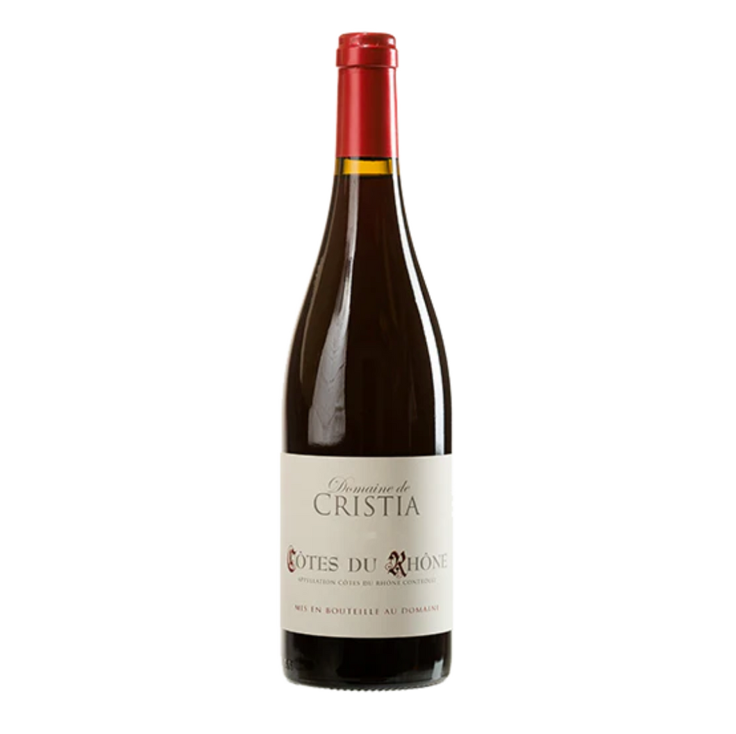 Domaine de Cristia, Cotes du Rhone 2020 Red Wine (Rhone, FR) 750ml