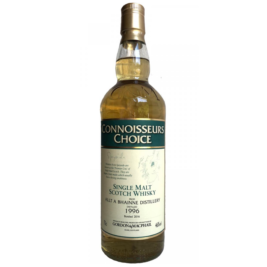 Allt-a-Bhainne 1996/2016 20YO American Refill Hogshead Connoisseurs Choice Gordon & Macphail 700ml 46%