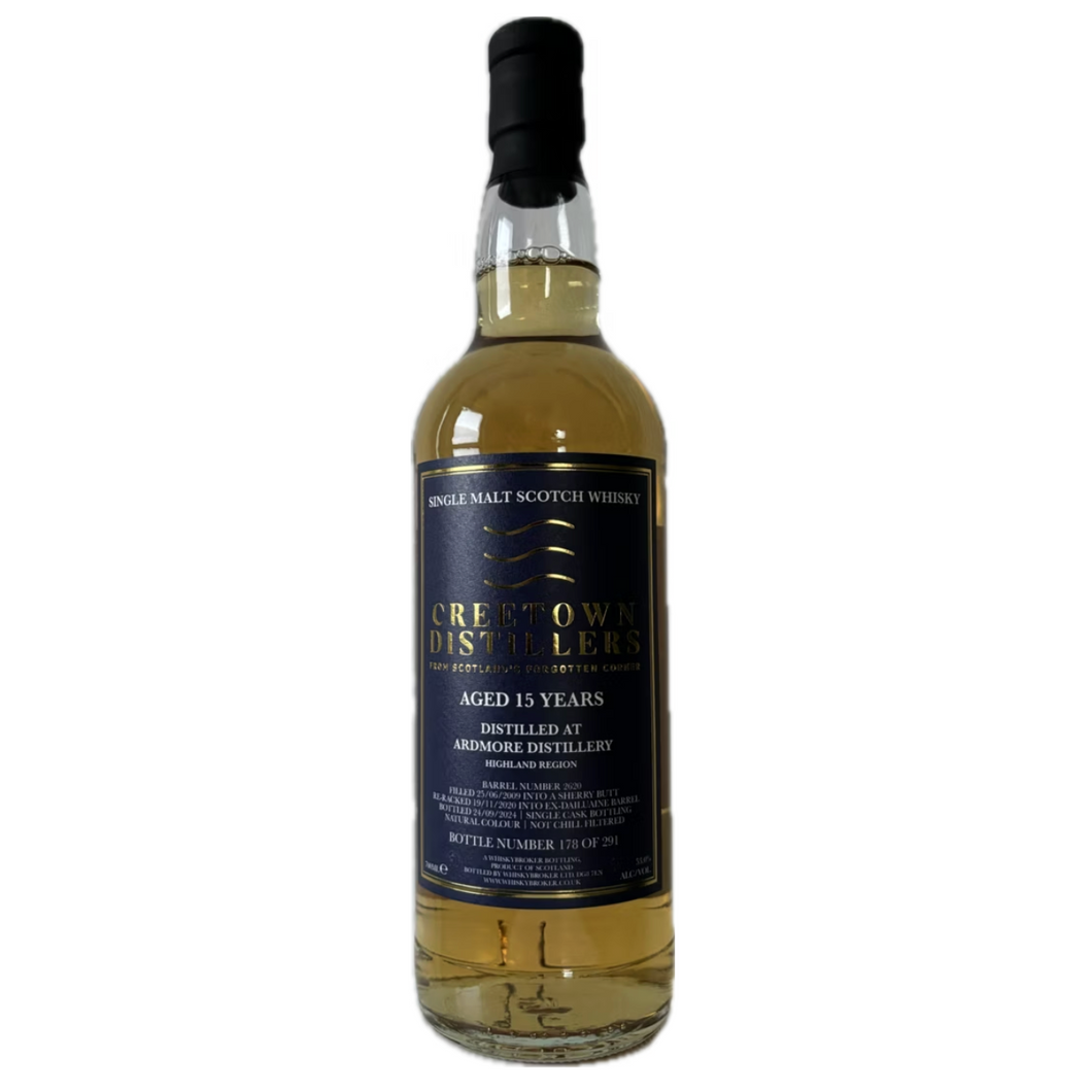 Ardmore 2009/2024 15YO Barrel Finish 700ml 53% Whisky Broker