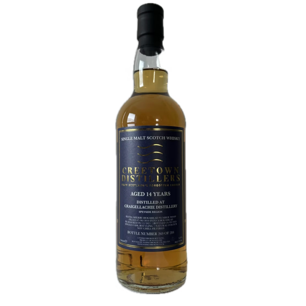 Craigellachie 2010/2024 14YO Refill Sherry HHD Finish 700ml 52.8%Whisky Broker UK