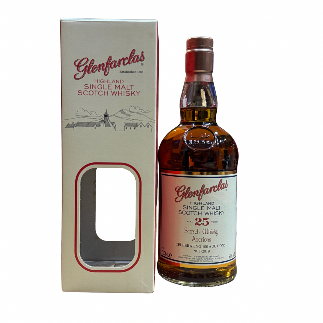 Glenfarclas 25YO Scotch Whisky Auctions 700ml 51%