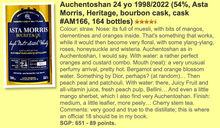 Load image into Gallery viewer, Auchentoshan 1998/2022 24YO Bourbon 700ml 54% Asta Morris
