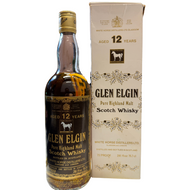 Glen Elgin 12YO White Horse Pure Highland Scotch Whisky 75.7cl 75 proof