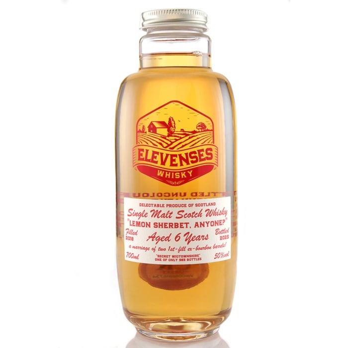 Secret Wigtownshire(Bladnoch) 2018/2025 6YO 1st Fill Bourbon 700ml 50% Elevenses