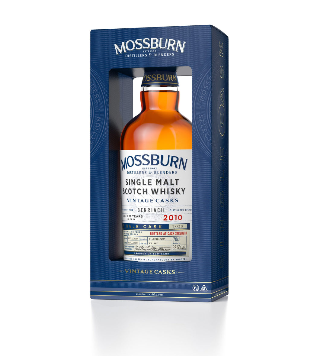 BenRiach 2010/2022 11YO PX HHDs 700ml 62.5% (Mossburn)