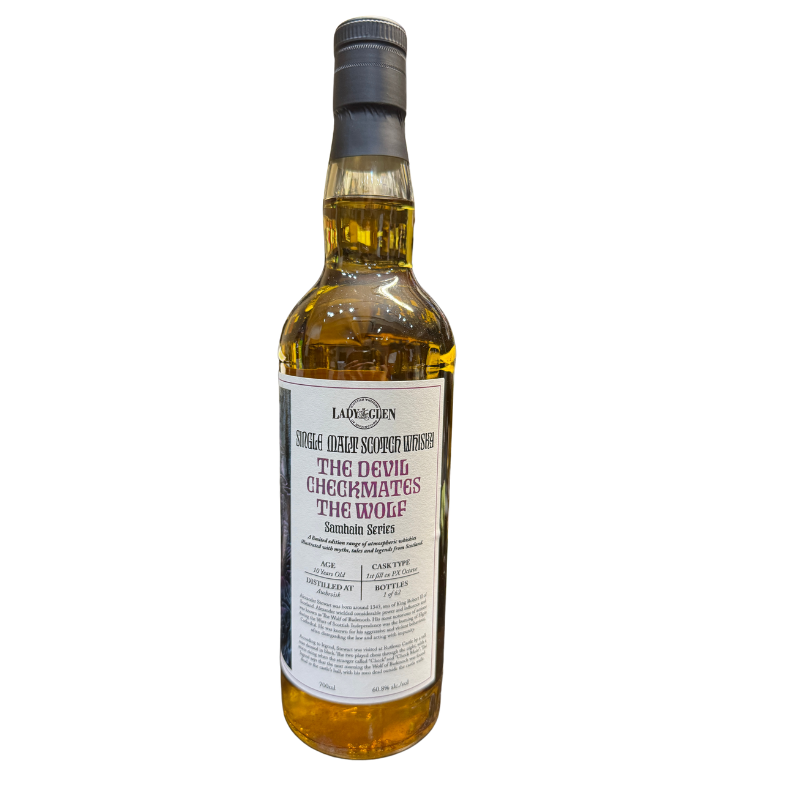 Auchroisk 2014/2024 10YO 1st Fill ex-Pedro Ximenez Octave 700ml 60.8% Samhain Series- ‘The Devil Checkmates the Wolf’ (LOTG)