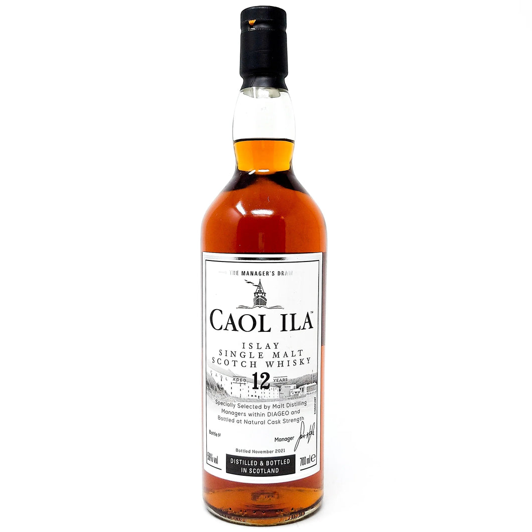 Caol Ila 12YO (Bottled 2021) The Manager's Dram 700ml 58%