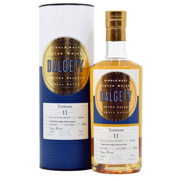 Tormore 2011 11YO 700ml 50.50% (Ex-refill sherry HHDs) Dalgety