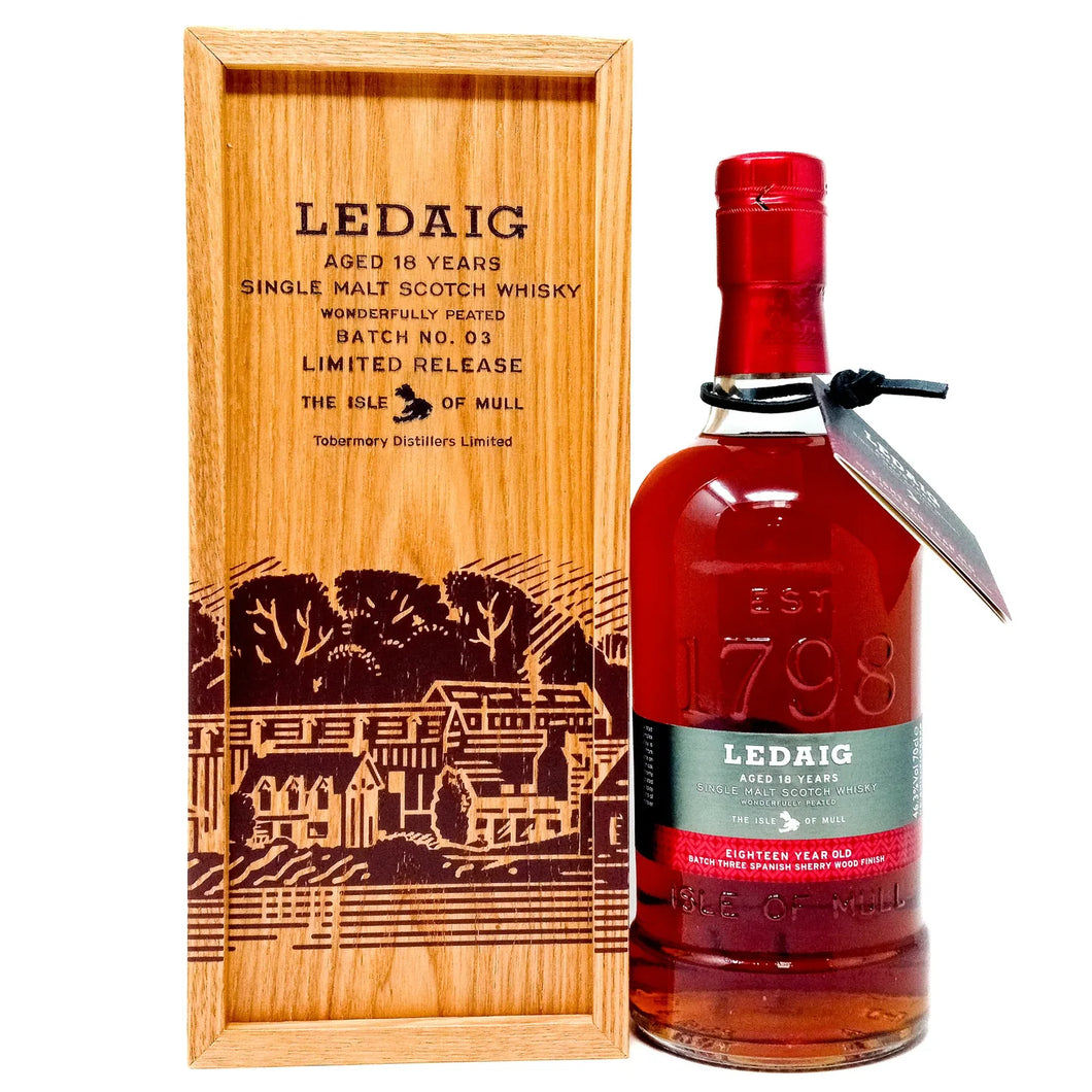 Ledaig 18 YO Batch 3  (2016) 700ml 46.3%