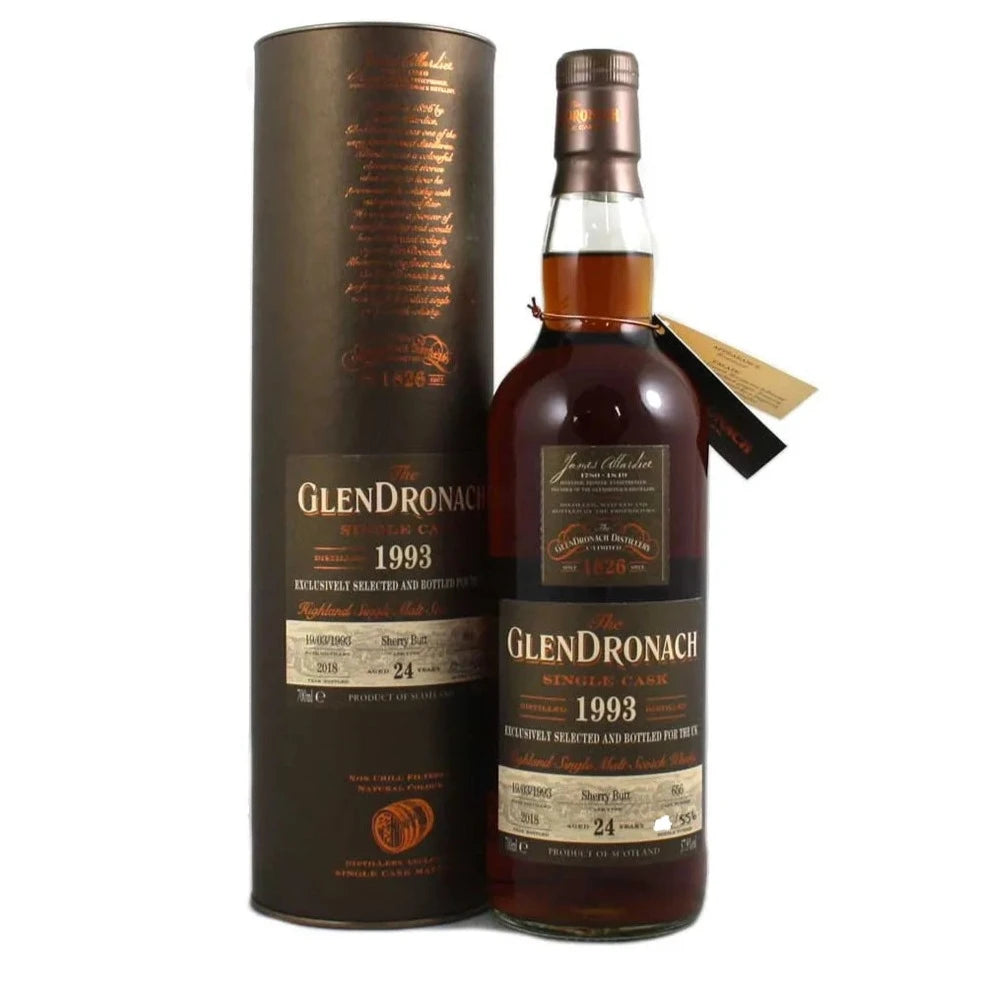 GlenDronach 1993/2018 24YO Sherry Butt #656 700ml 57.9%