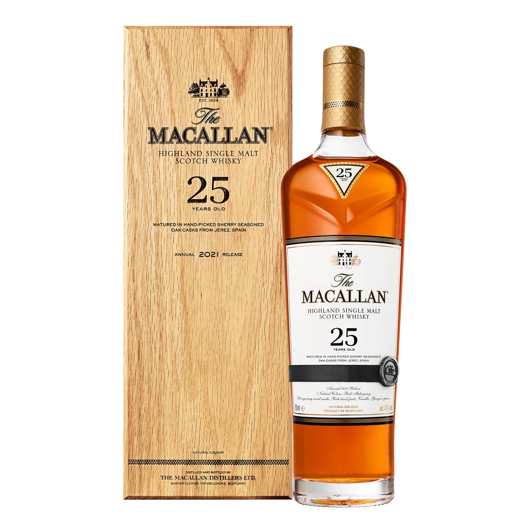 Macallan 25 Years Sherry Oak 2021 750ml (In Stock)